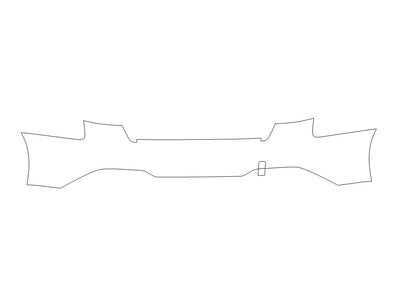 a4 3M Clear Bra Door Cup Precut PPF Diagram