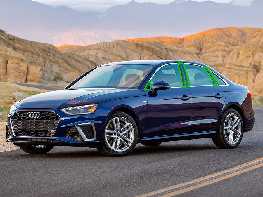 audi a4 2017-2024 (sedan) Pillar Post Trim Installation Location