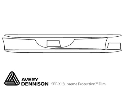 a5 Avery Dennison Clear Bra Door Cup Precut PPF Diagram