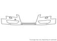 a5 Avery Dennison Clear Bra Bumper Precut PPF Diagram