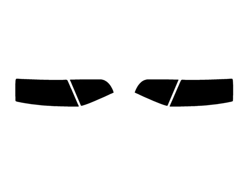 a5 (coupe / convertible) Precut Tail Light Tint Diagram