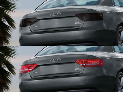 a5 (coupe / convertible) Before and After Smoked Taillights
