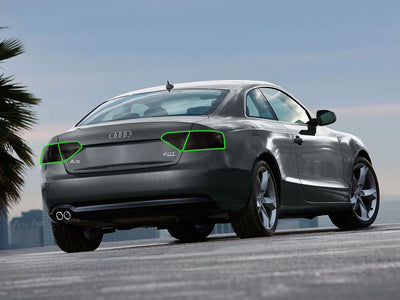 a5 (coupe / convertible) Tail Light Tint Installation Points