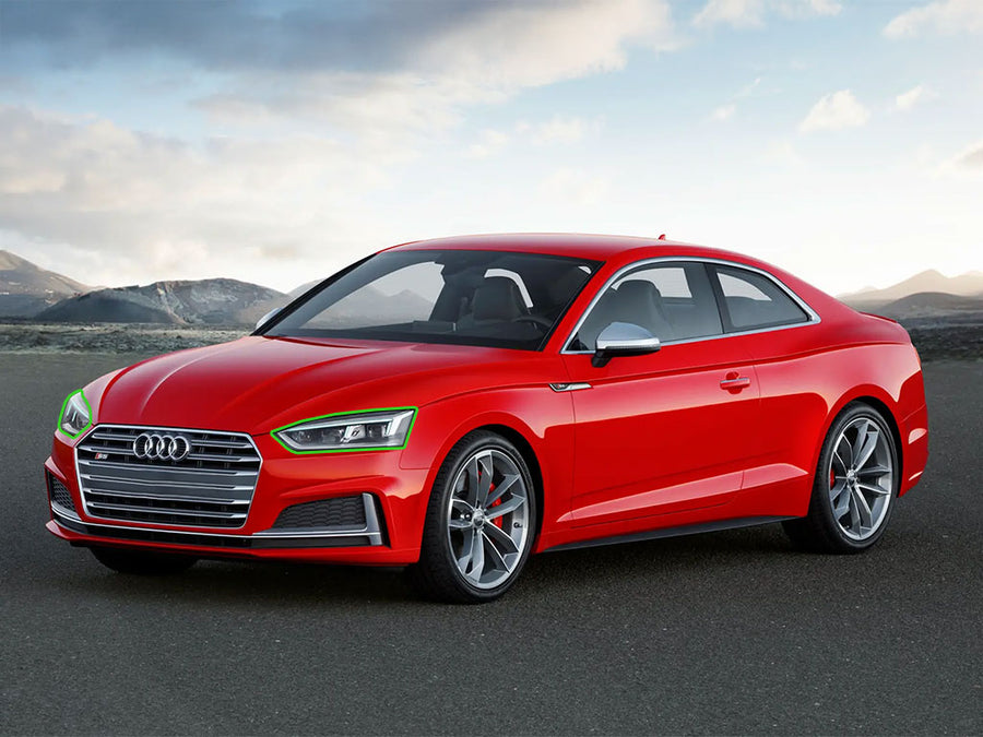 audi a5 2016-2017 Headlight Protection Installation Location