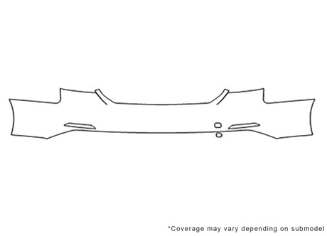 a5 Avery Dennison Clear Bra Door Cup Precut PPF Diagram