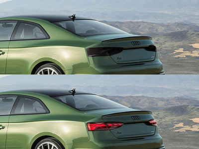 a5 Before and After Smoked Taillights
