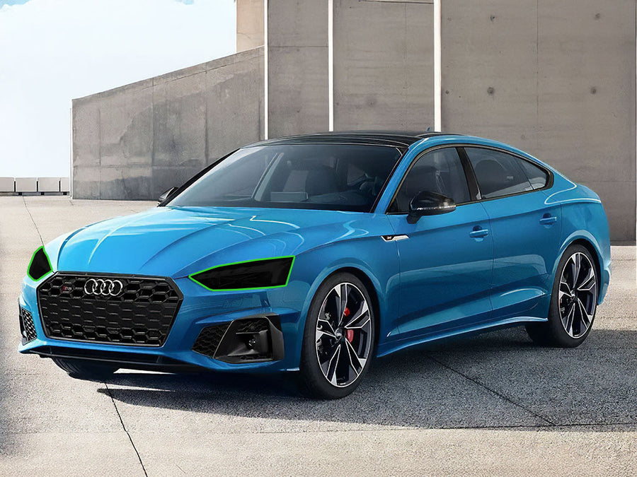 audi a5 2021-2024 (coupe / sportback) Headlight Tint Location