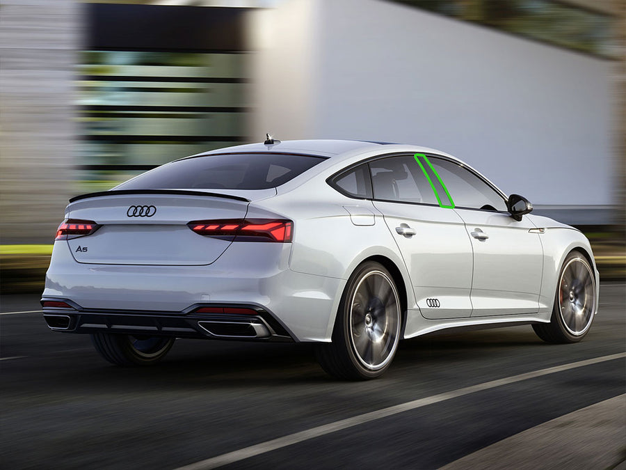 audi a5 2020-2024 (sportback) Pillar Post Trim Installation Location