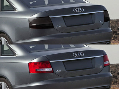 a6 (sedan) Before and After Smoked Taillights