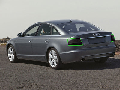 a6 (sedan) Tail Light Tint Installation Points
