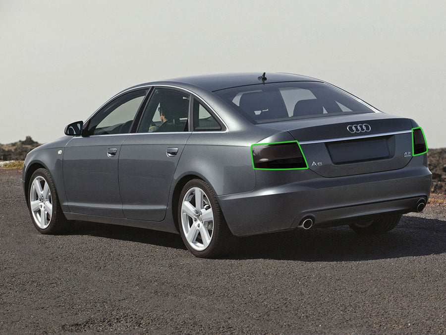 a6 (sedan) Tail Light Tint Installation Points
