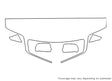 a6 3M Clear Bra Hood Precut PPF Diagram