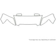 a6 Avery Dennison Clear Bra Hood Precut PPF Diagram