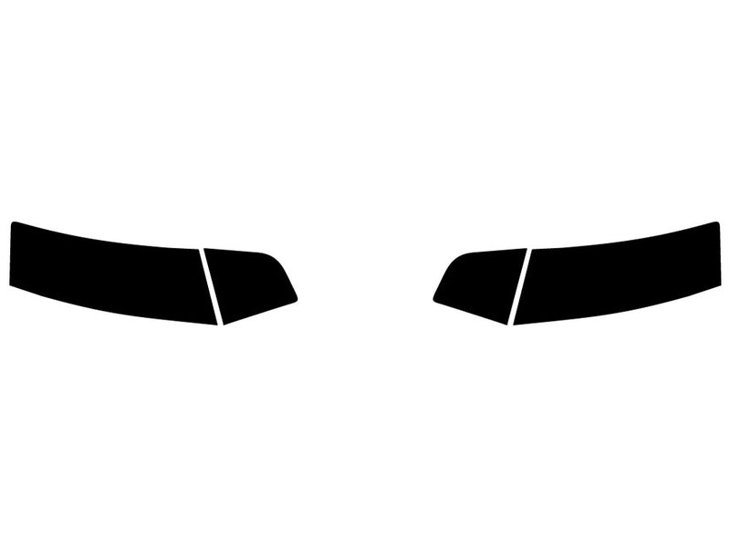 a6 (sedan) Precut Tail Light Tint Diagram