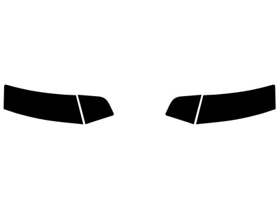 a6 (sedan) Precut Tail Light Tint Diagram