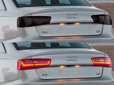 a6 (sedan) Before and After Smoked Taillights