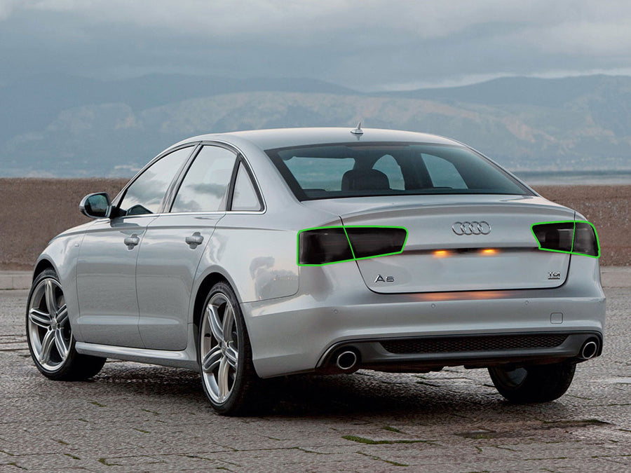 a6 (sedan) Tail Light Tint Installation Points