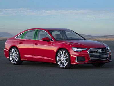 audi a6 2012-2018 Pillar Post Trim Installation Location