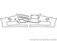 a6 3M Clear Bra Bumper Precut PPF Diagram