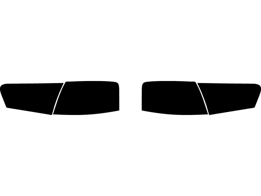 a6 (sedan) Precut Tail Light Tint Diagram
