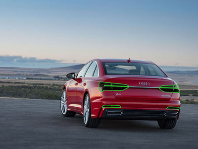 a6 (sedan) Tail Light Tint Installation Points