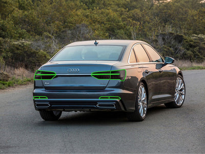 a6 (sedan) Tail Light Tint Installation Points