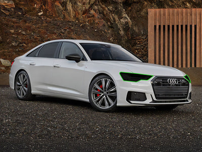 audi a6 2019-2024 Headlight Tint Location