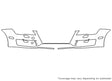 a7 3M Clear Bra Bumper Precut PPF Diagram