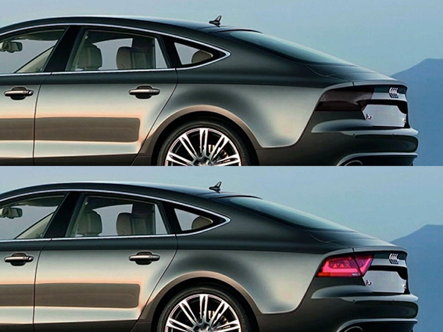 a7 Before and After Smoked Taillights