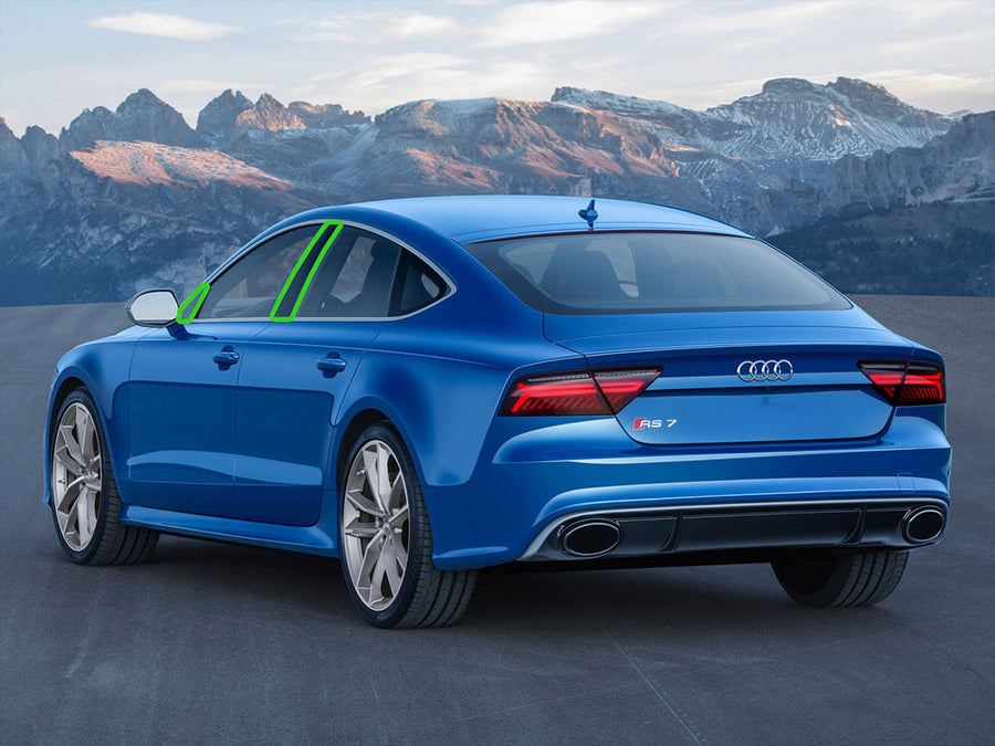 audi a7 2012-2018 Pillar Post Trim Installation Location