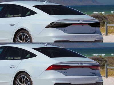 a7 Before and After Smoked Taillights