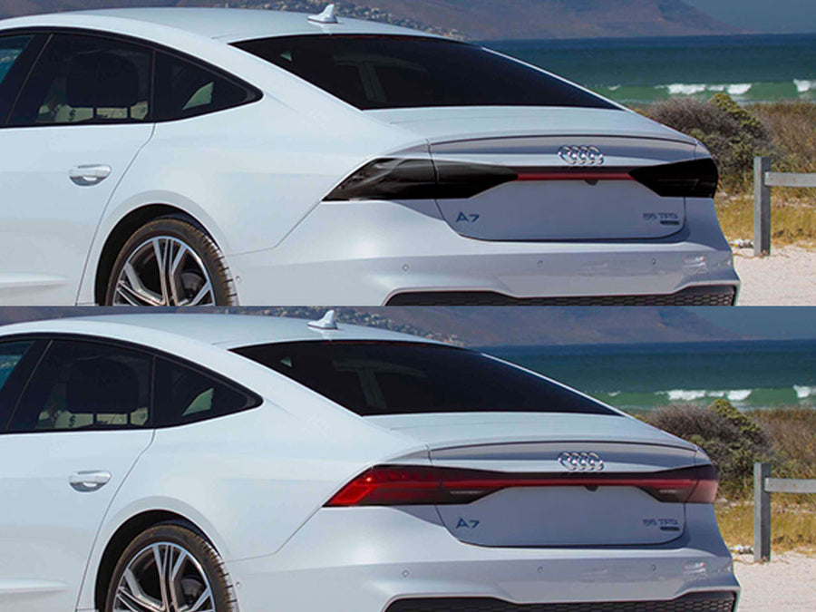 a7 Before and After Smoked Taillights