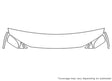 a7 3M Clear Bra Hood Precut PPF Diagram