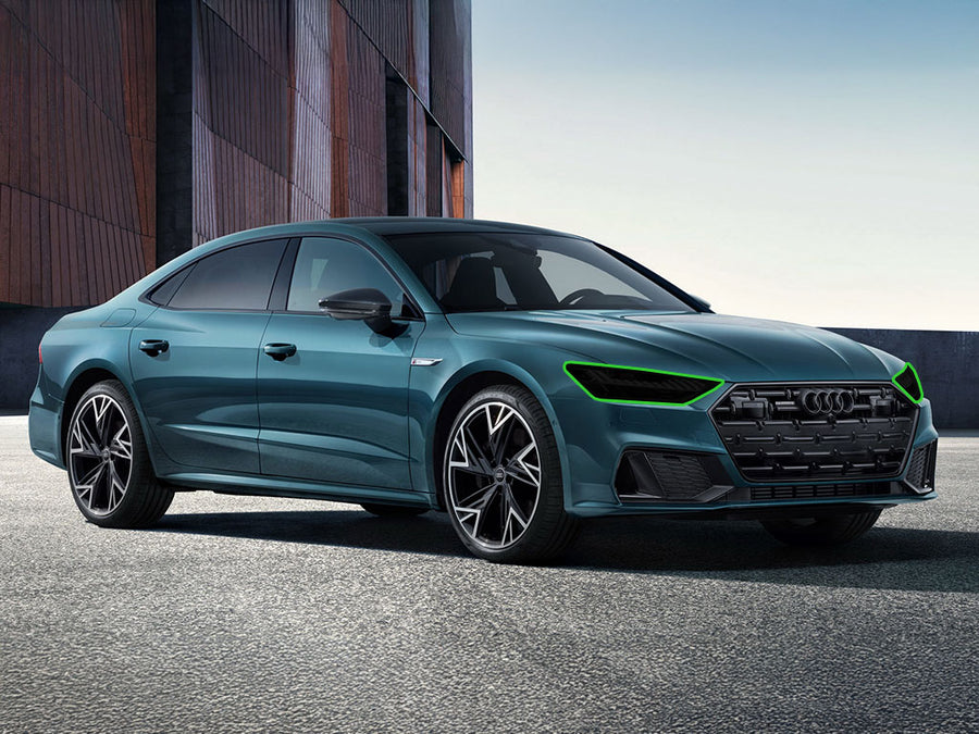 audi a7 2019-2023 Headlight Tint Location