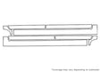 a8 Avery Dennison Clear Bra Door Cup Precut PPF Diagram