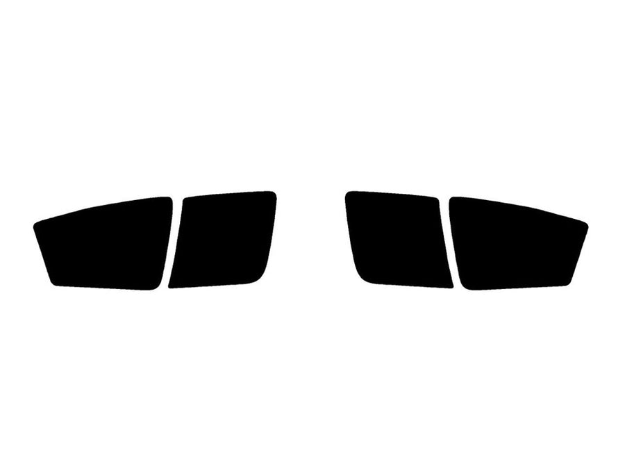 a8 Precut Tail Light Tint Diagram