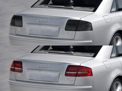 a8 Before and After Smoked Taillights