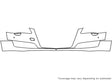 a8 Avery Dennison Clear Bra Bumper Precut PPF Diagram