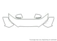a8 Avery Dennison Clear Bra Hood Precut PPF Diagram