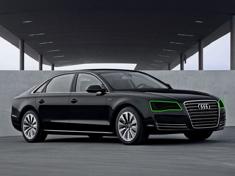 audi s8 2013-2014 Headlight Tint Location