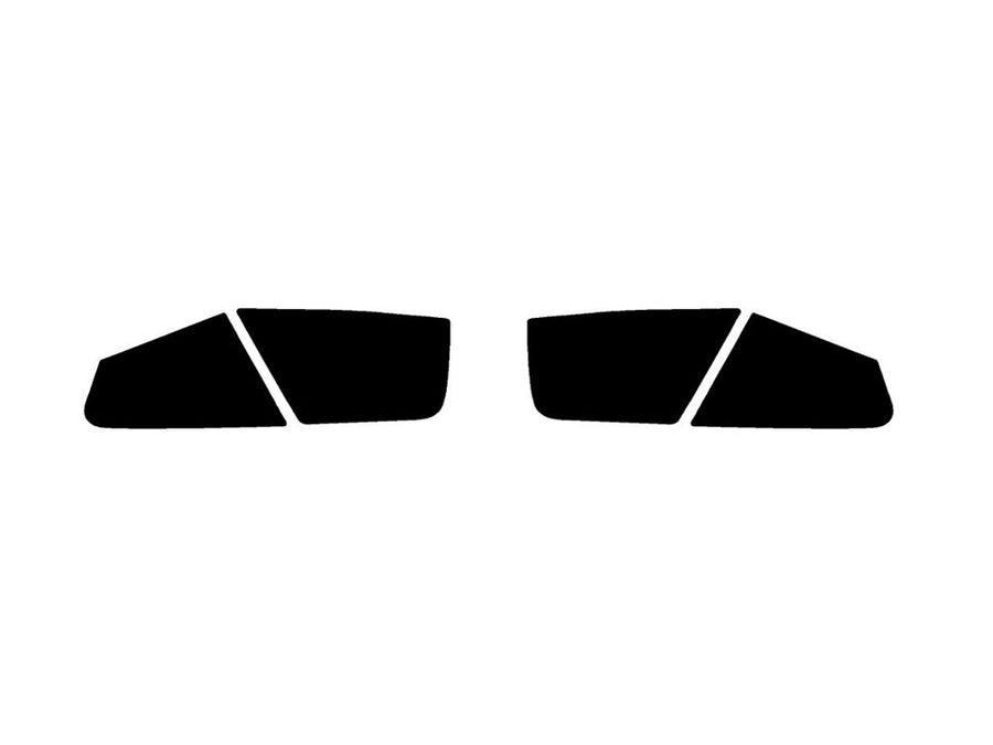 a8 Precut Tail Light Tint Diagram