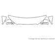 a8 Avery Dennison Clear Bra Hood Precut PPF Diagram