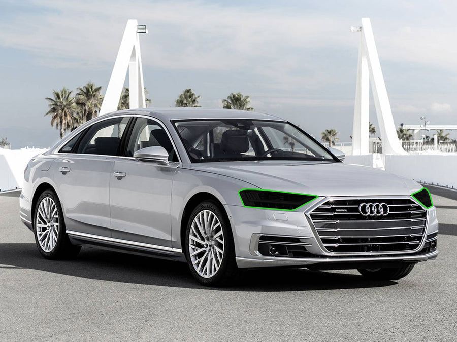 audi a8 2019-2021 Headlight Tint Location