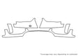 a4 3M Clear Bra Bumper Precut PPF Diagram