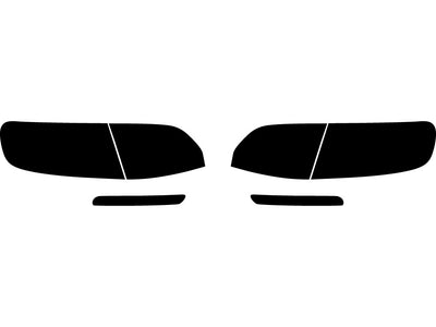 a4 (allroad) Precut Tail Light Tint Diagram