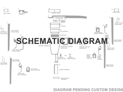 audi custom Dash Kit Diagram