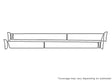 q3 3M Clear Bra Door Cup Precut PPF Diagram