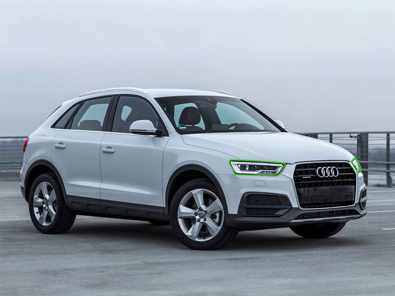 audi q3 2015-2018 Headlight Protection Installation Location