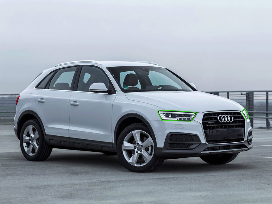 audi q3 2015-2018 Headlight Protection Installation Location