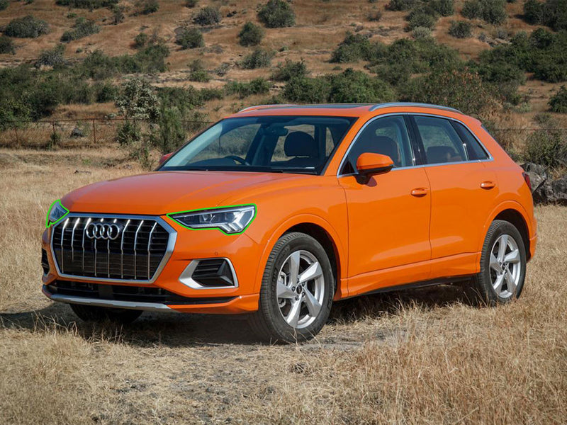 audi q3 2019-2024 Headlight Protection Installation Location